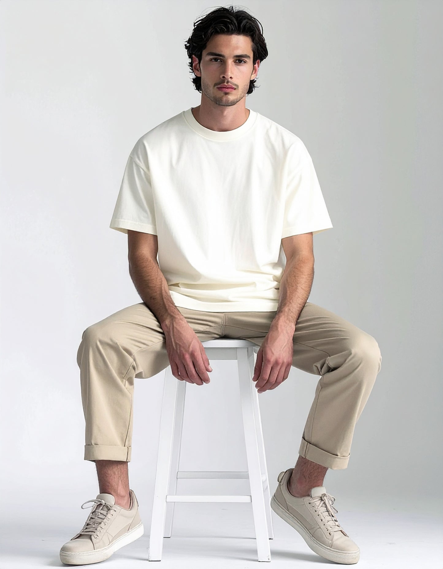 Off White – Neutral Game. Elevated Frame.